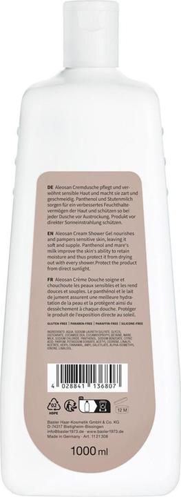 Produktbild Basler Aleosan Stutenmilch Creme-Duschbad (1000 ml)
