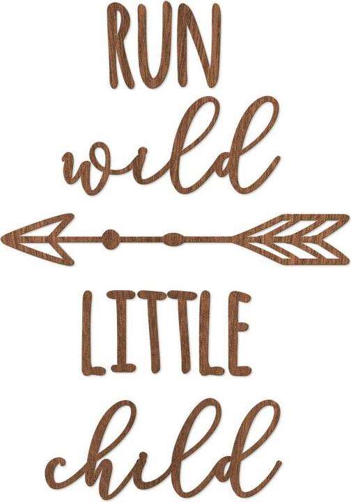 Actual product image Trenddeko Run wild little child