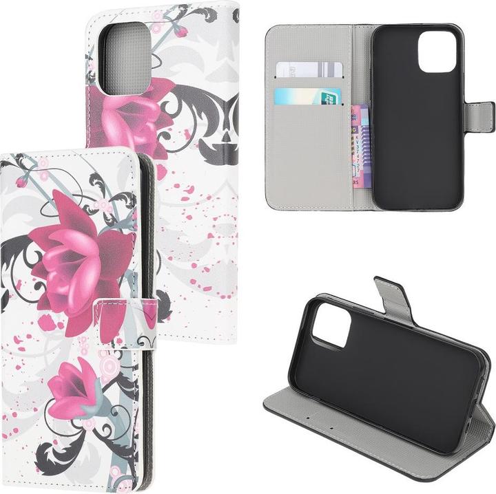 Produktbild Cover-Discount Xiaomi 11 Lite - Leder Hülle Etui Lotus Blüte (Xiaomi 11 Lite 5G NE)