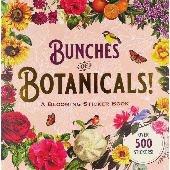 Peter Pauper, Sticker, Botanisches 500-teiliges Klebebuch