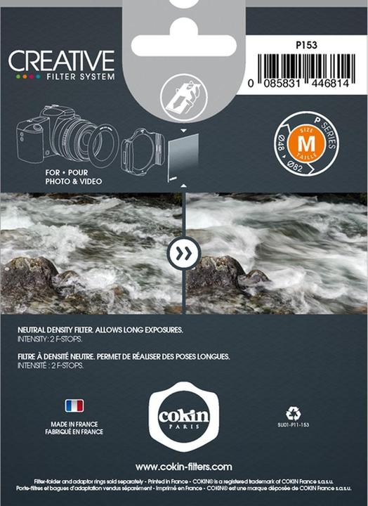Productafbeelding Cokin Filter P153 ND 4 (82 mm, ND / grijsfilter, 84 mm)