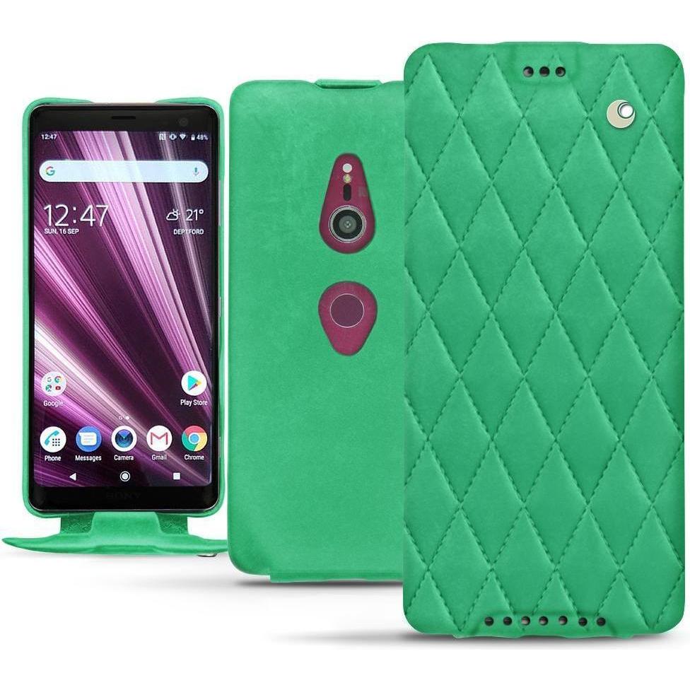 Noreve Lederschutzhülle vertikal (Sony Xperia XZ3), Smartphone Hülle, Mehrfarbig