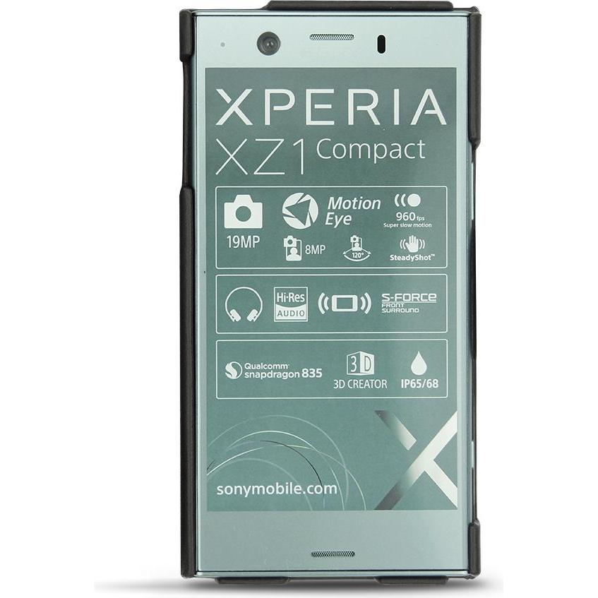 Noreve Lederschutzhülle (Sony Xperia XZ1 Compact), Smartphone Hülle, Orange