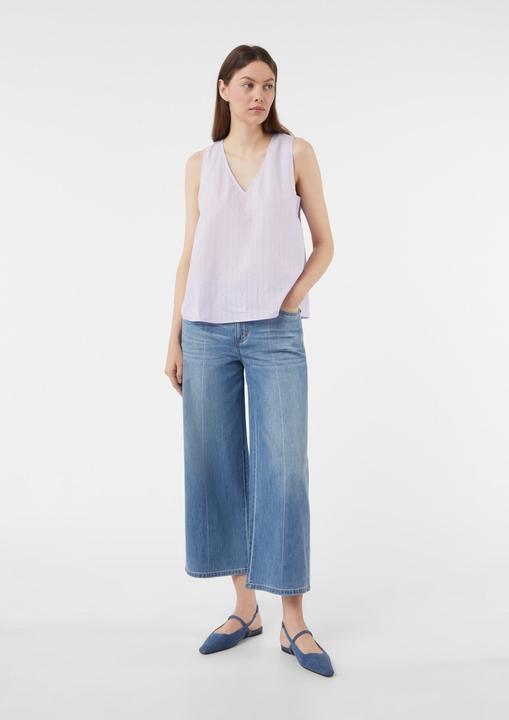 Image du produit Comma Jeans-Hose Jeans-Culotte im Loose Fit mit Wide Leg (44)