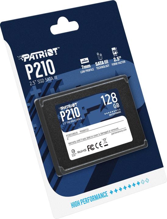 Image du produit Patriot P210 Serial ATA III (128 Go, 2.5")
