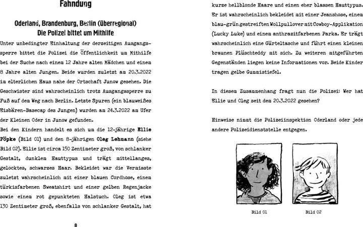 Actual product image Ellie & Oleg - ausser uns ist keiner hier (German, Heike Herald, Katya Ludwig, 2022)