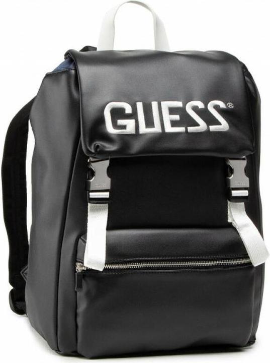 Guess Salameda, Textile Backpack, Black, For Men