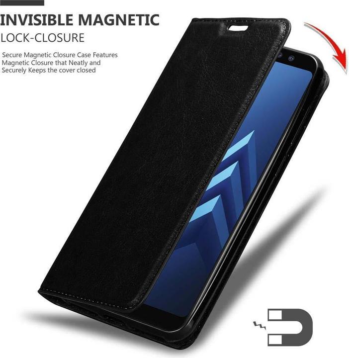 Actual product image Cadorabo Book Invisible Magnet Cover (Samsung Galaxy A8 (2018))