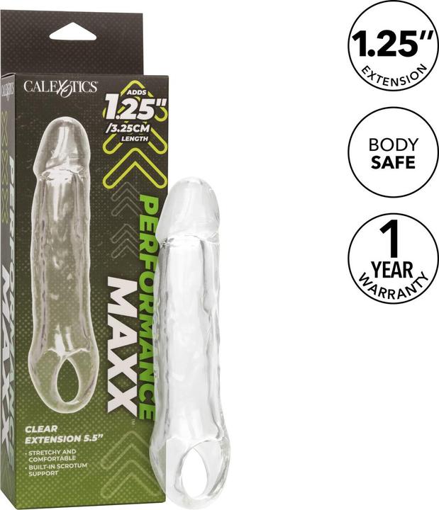 Actual product image CalExotics California Exotics - Performance Maxx Clear Extension 5,5 Transparent