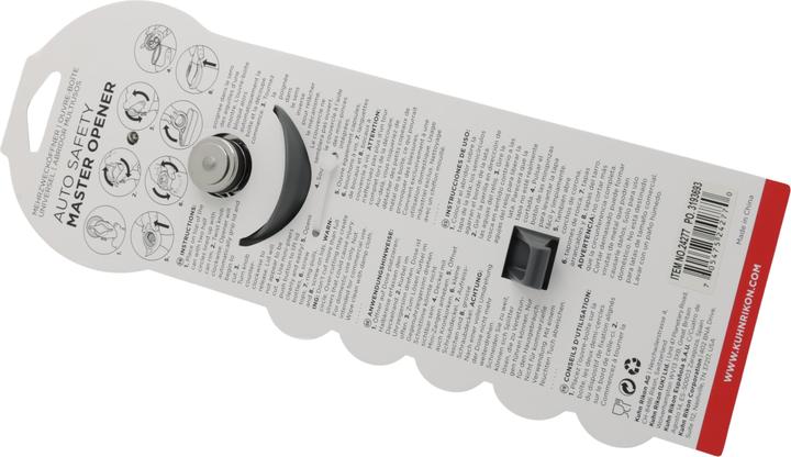 Actual product image Kuhn Rikon Auto Safety Master opener grey