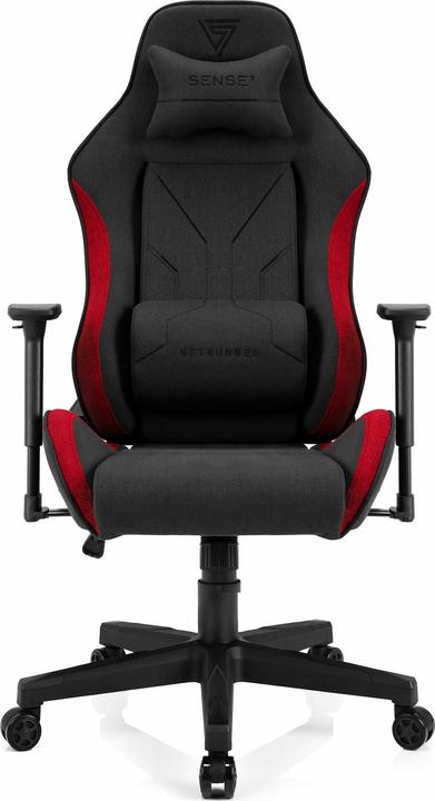 Actual product image Sense Gaming chair Sense7 Netrunner fabric Gaming Chair, Black-red