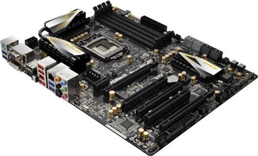 Actual product image AsRock Z77 Extreme6 (LGA 1155, Intel Z77, ATX)