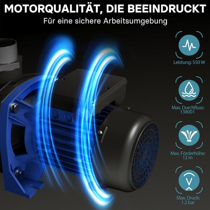 Produktbild Wiltec Pool Pumpe 13800 l