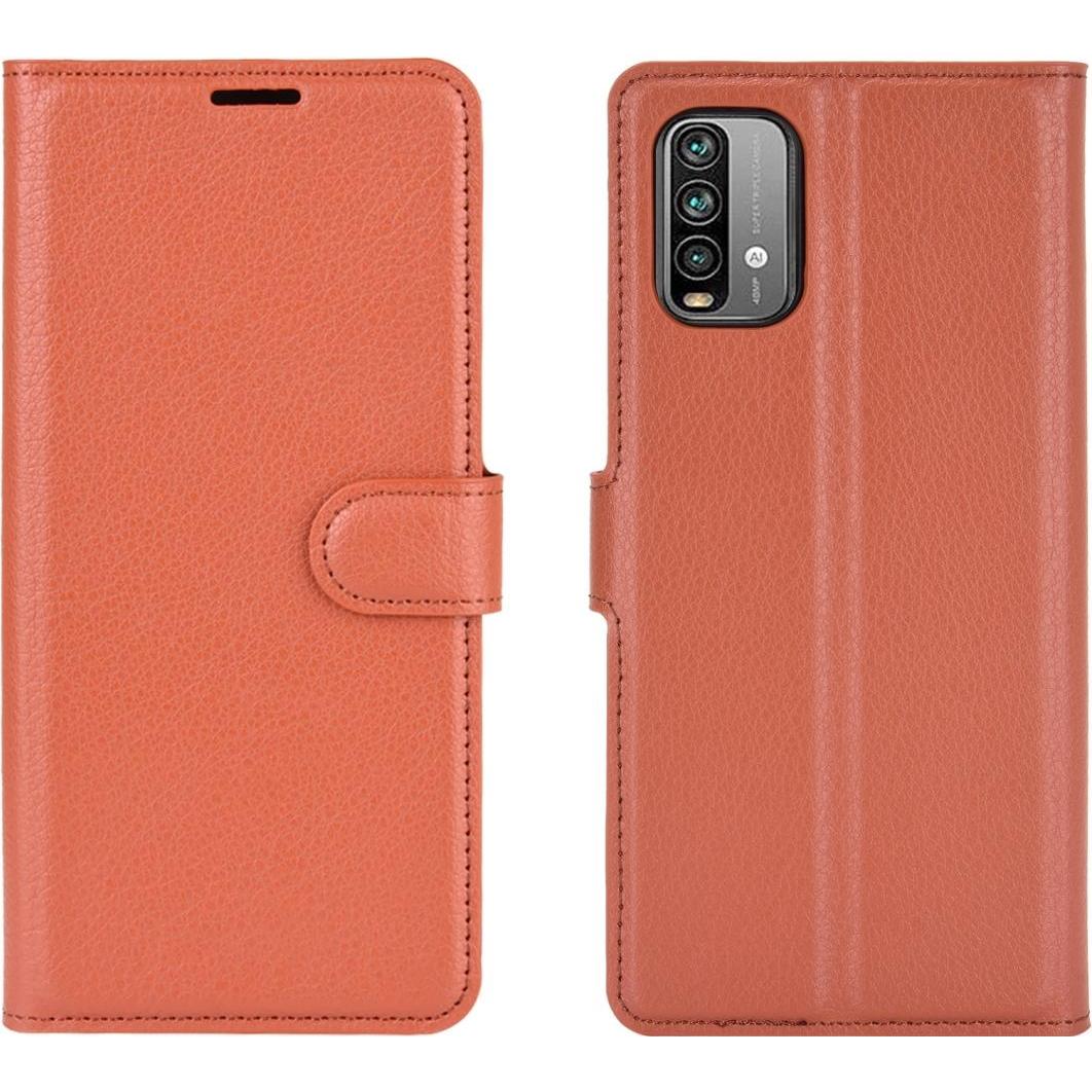 Thumbnail - Screenguard Xiaomi Redmi 9T Leather Guard Lederhülle (Xiaomi Redmi 9T), Smartphone Hülle, Braun