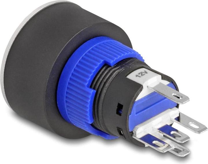 Produktbild Delock Drucktaster vorstehend zum Einbau 22 mm 5 x Lötanschl