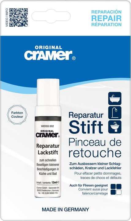 Cramer Reparatur-Stift (Reinweiss, 0.01 l)