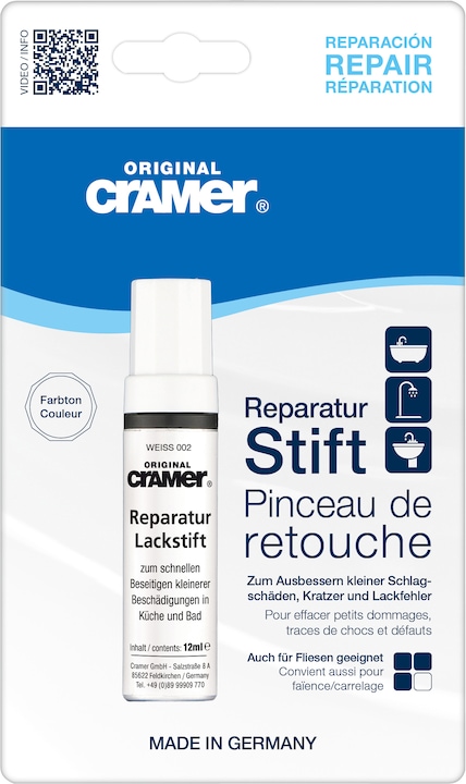 Produktbild Cramer Reparatur-Stift (Reinweiss, 0.01 l)