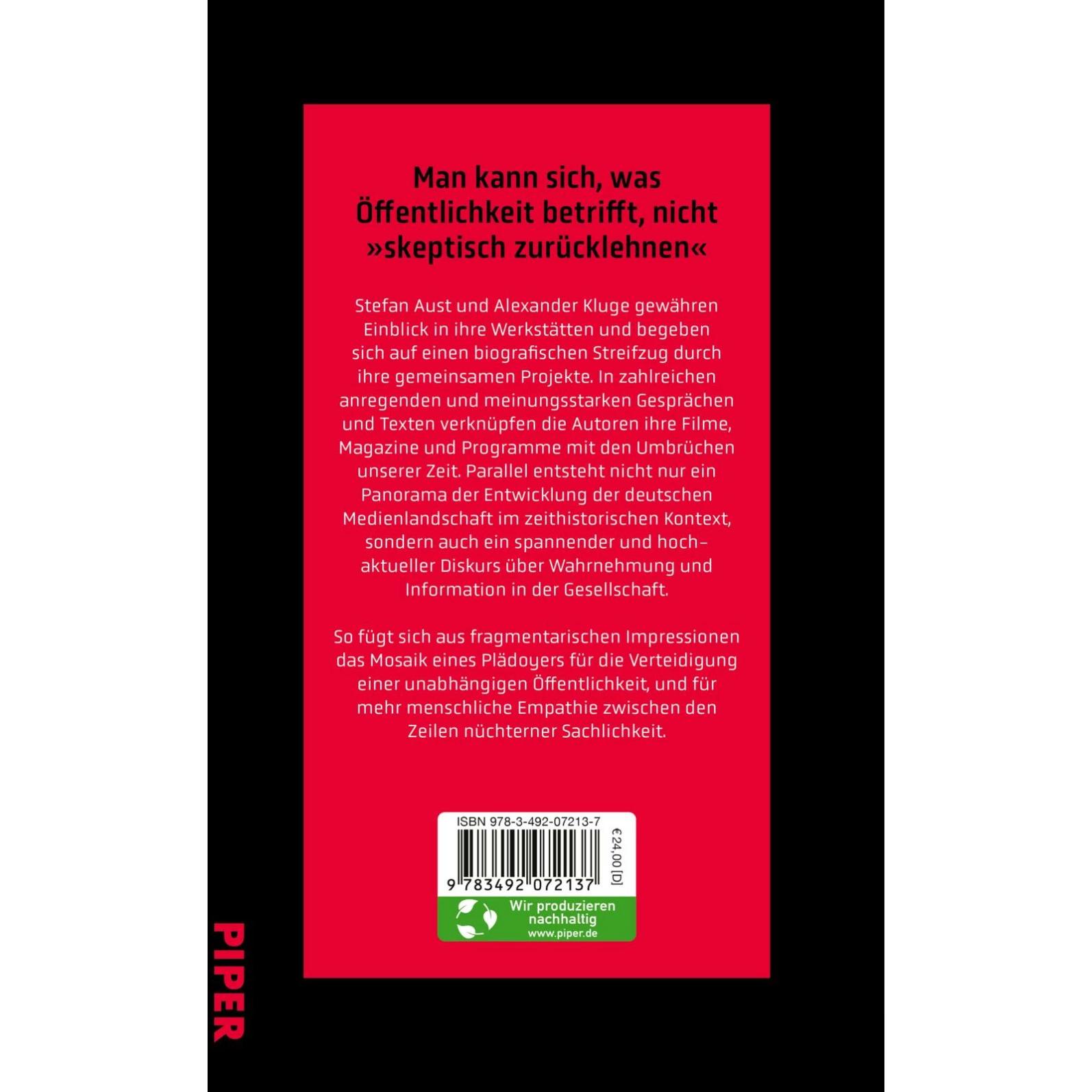 Thumbnail - Befreit die Tatsachen von der menschlichen Gleichgültigkeit, Fachbücher von Stefan Aust, Alexander Kluge