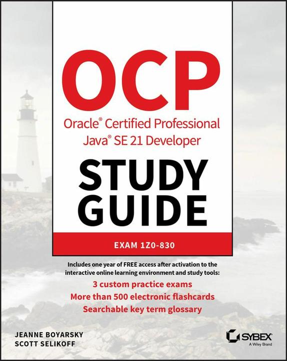 Produktbild OCP Oracle Certified Professional Java SE 21 Developer Study Guide (Englisch, Jeanne Boyarsky, Scott Selikoff, 2024)