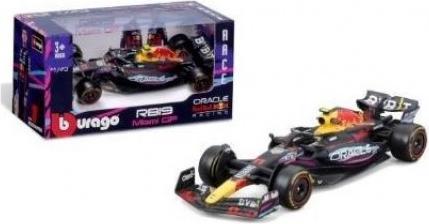 Produktbild Bburago Diecast 1:43 Race F1 Red Bull RB19 Formula 1 2023 Miami GP Sergio Perez Ages 3+ 18-38082
