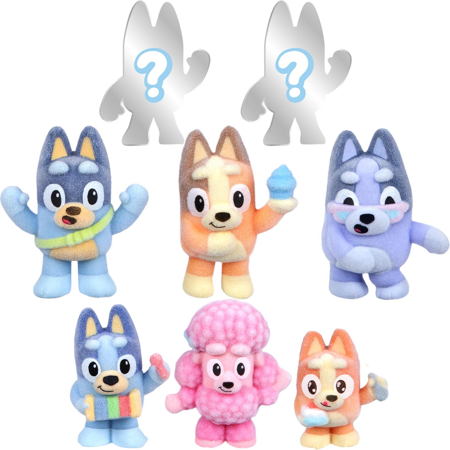 Moose BLUEY Fuzzies figurines 8-pack