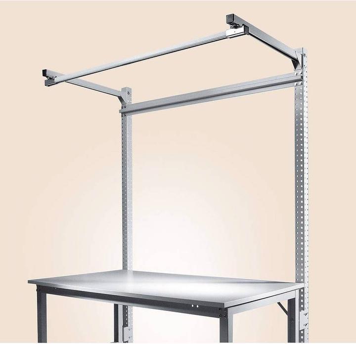 Actual product image Manuflex Rail trackrailextrafittingslight gray (Metal)