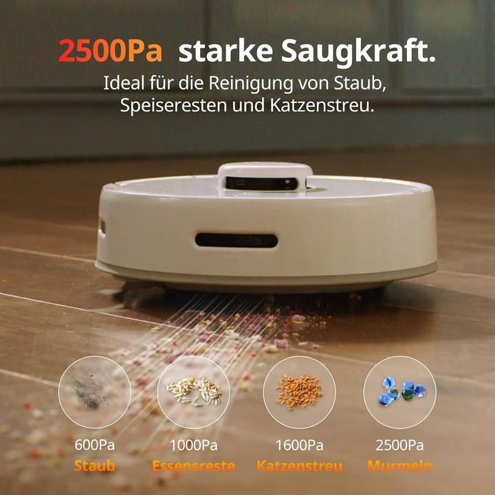 Image du produit SwitchBot Mini-robot d'aspiration K10+ Pro Robot d'aspiration avec statif d'aspiration