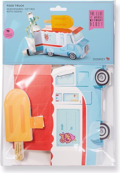 Image du produit Donkey Products Gift Food Truck boîte cadeau pliable (1x)