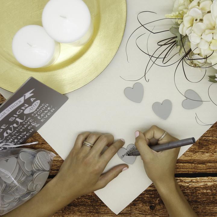 Produktbild Pearhead Rahmen für Hochzeitswünsche (51 x 51 cm)