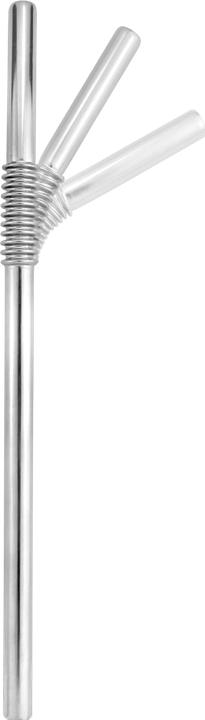 Produktbild Turtleneck Straw Biegbare Edelstahl Trinkhalme (12 x)