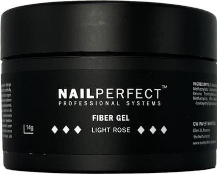 Image du produit Nail Perfect NailPerfect Fiber Gel Light Rose 14g (Rose pâle Rose, Vernis à ongles effet gel)