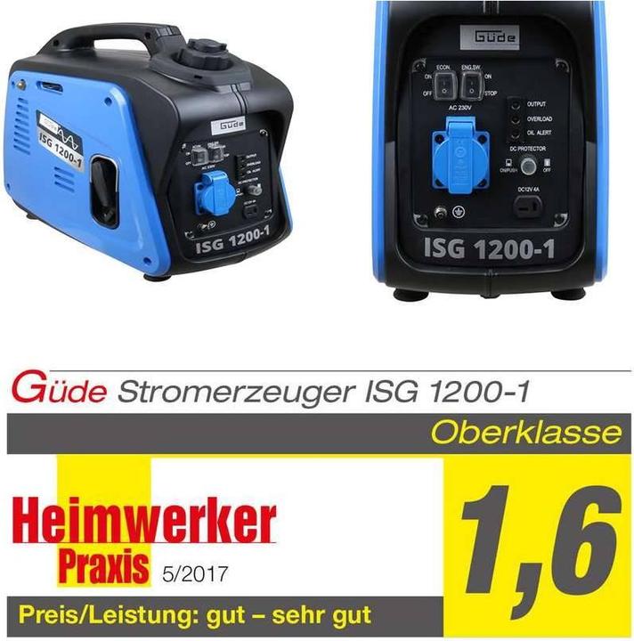 Immagine prodotto Güde Generatore di energia (1200 W, 3 l)