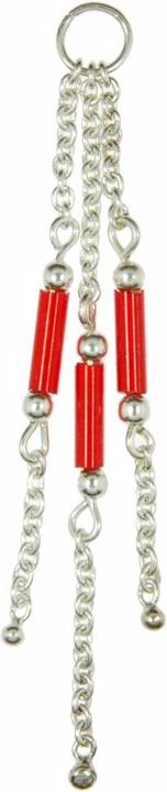 Image du produit Bijouteria Pendentif de piercing ventre (Verre, Argent 925)