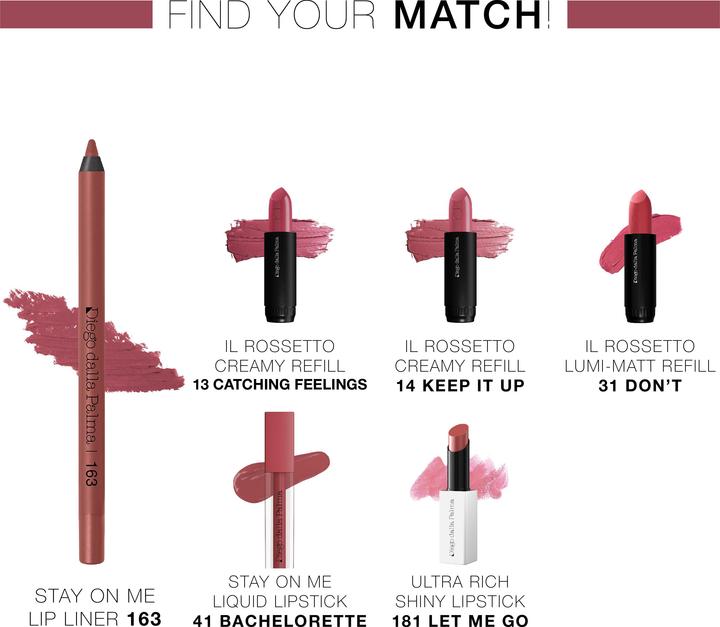 Produktbild Diego dalla Palma Stay On Me - Lipliner Long Lasting Wr 163 (163)