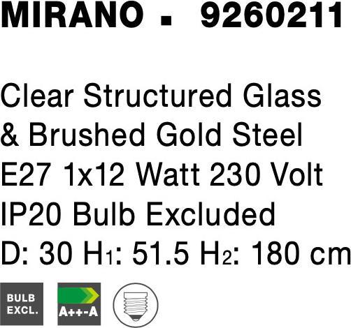 Actual product image Nova Luce Pendant lights (G9)