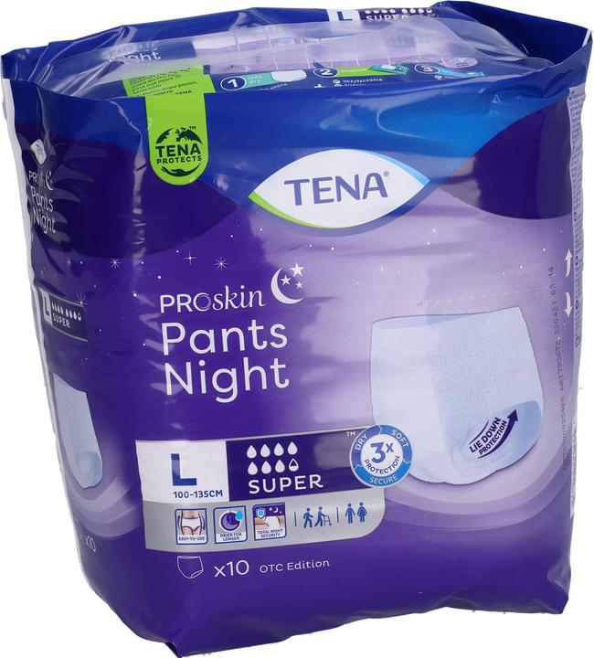 Actual product image Tena Pants Night Super (10 x, Large)