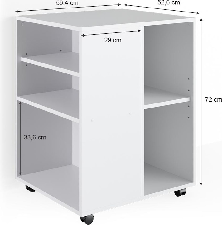 Actual product image Vicco Rollcontainer (59.5 x 52.5 x 72 cm)