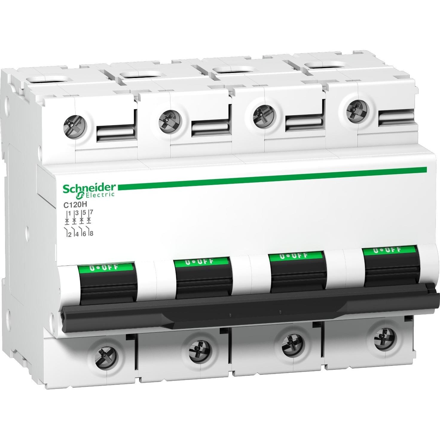 Schneider Electric, Schutzschalter, LSSchalter C20H 4p