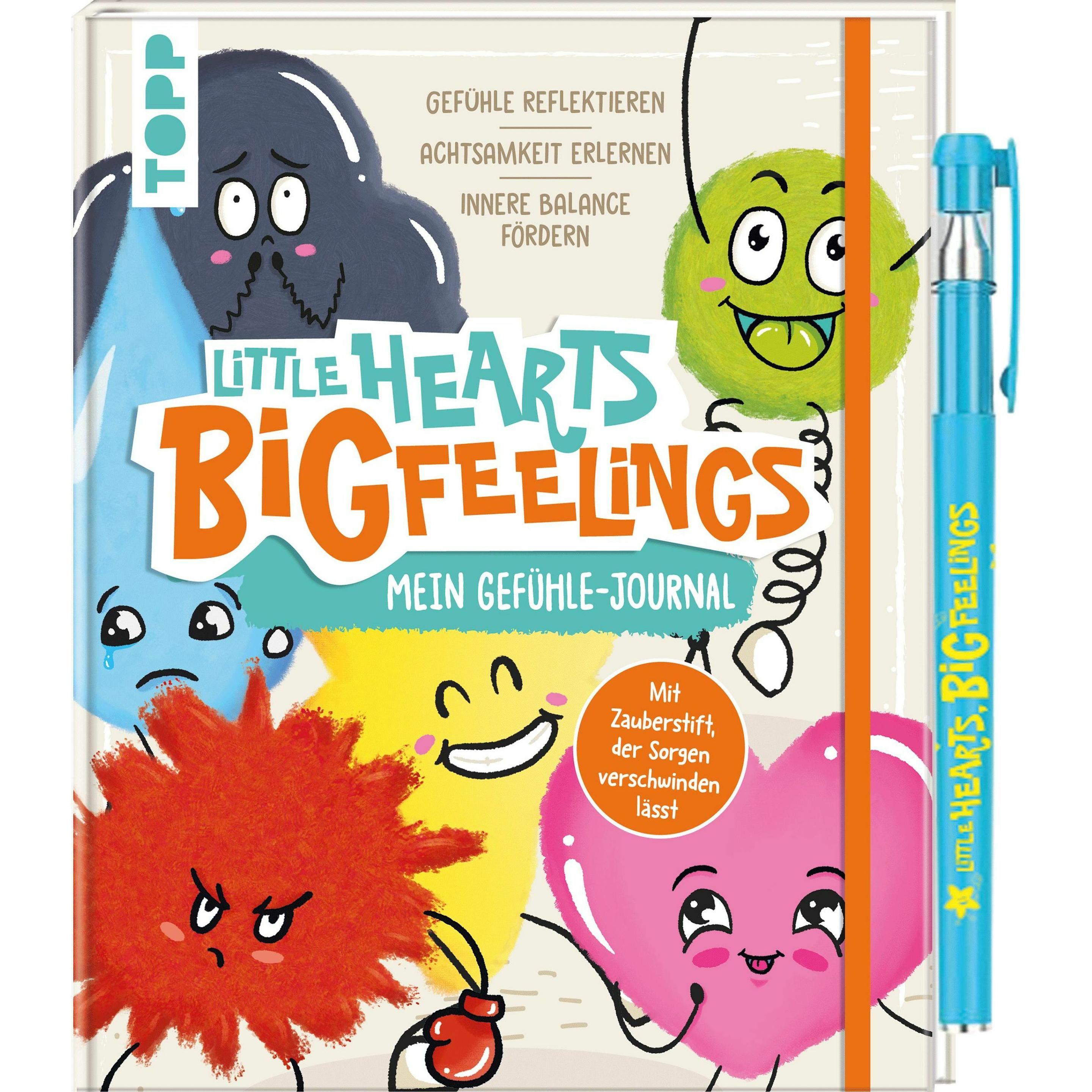 Little Hearts - Big Feelings - Mein Gefühle-Journal, Libro per bambini di Martina Helfrich, Christine Schlitt