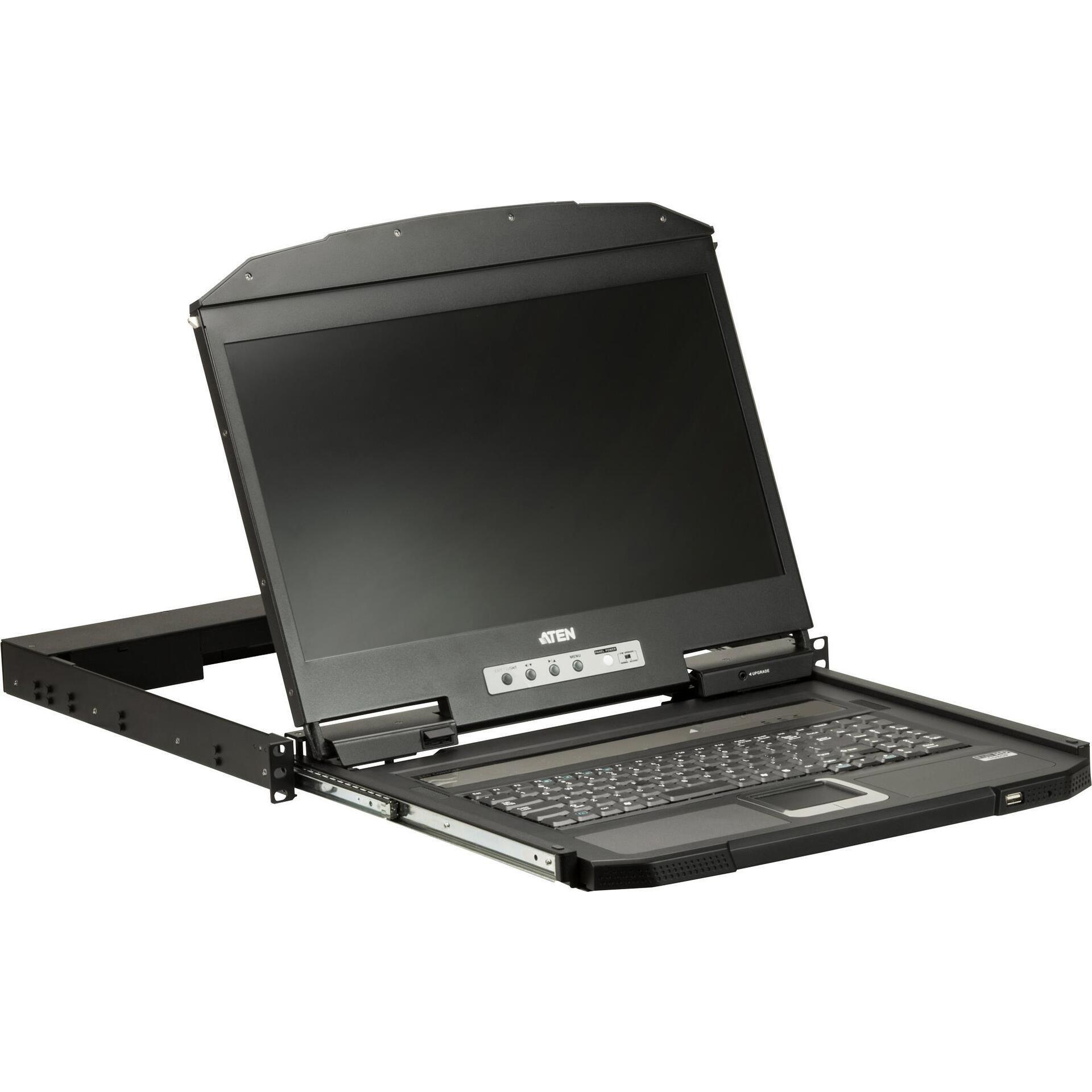 Aten CL3100NX KVM-Konsole, KVM Switch, Schwarz
