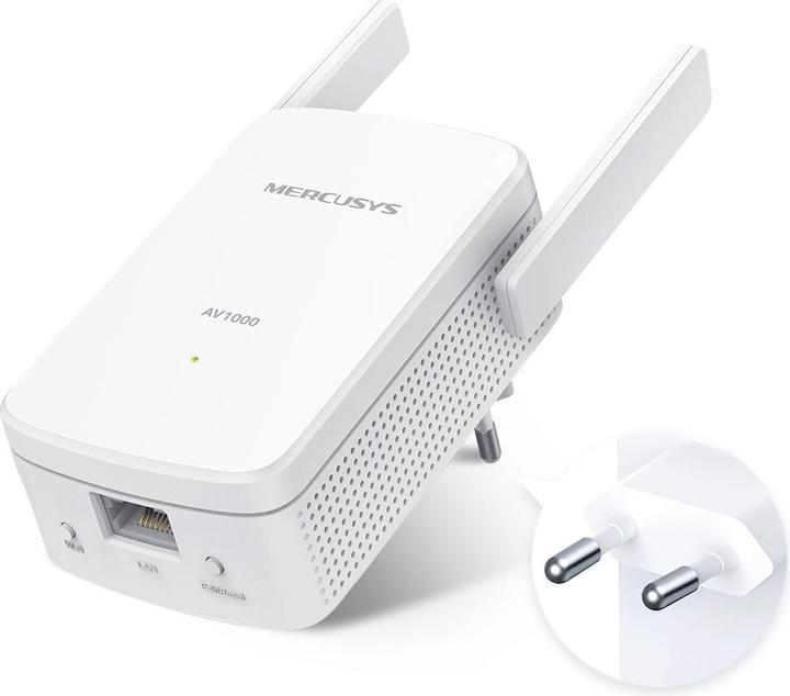 Produktbild Mercusys MP510 Kit 300Mbps Wireless N Powerline Adapter Kit AV2 1000 1-Port - Stromnetz ( (1000 Mbit/s)