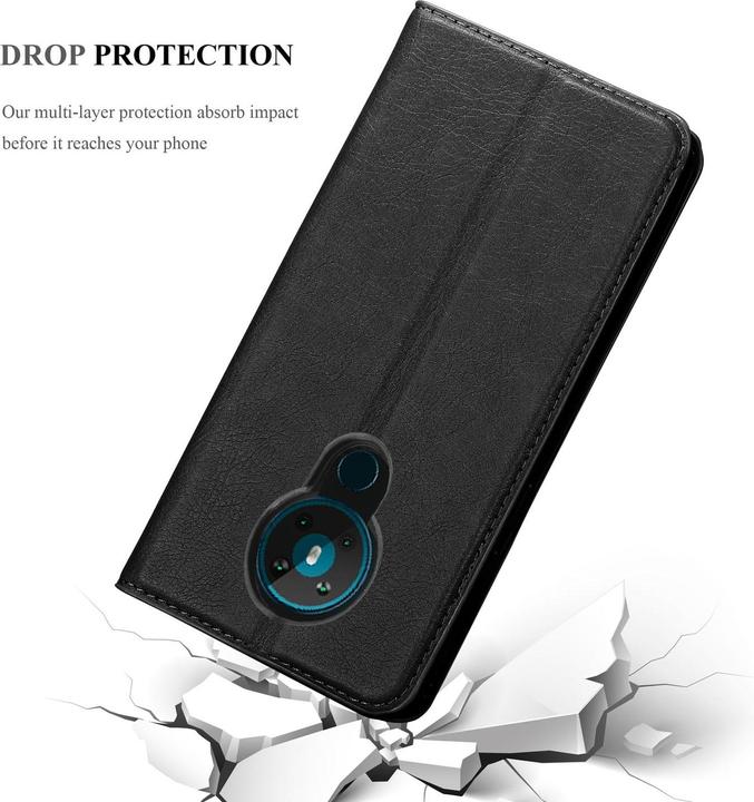 Actual product image Cadorabo Book Invisible Magnet Cover (Nokia 5.3)