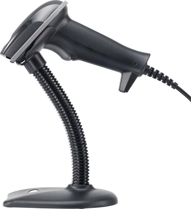 Produktbild Renkforce 1D Barcode-Scanner Laser, USB-Kit, mit Standfuss (1D-Barcodes)