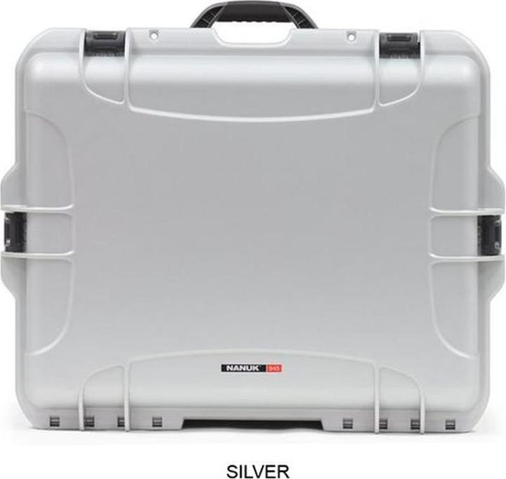 Produktbild Nanuk Kunststoffkoffer 945 - mit Schaum Silber (Fotokoffer, 50.20 l)