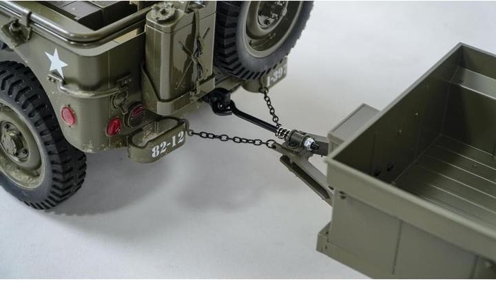 Produktbild RocHobby Anhänger zu 1941 MB Willys Jeep, 1:6 (RTR Ready-to-Run)