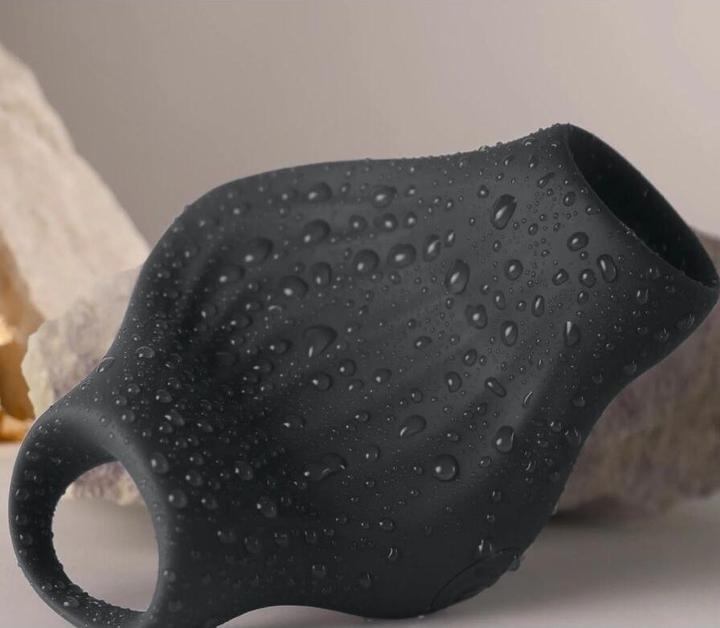 Produktbild Rocks-Off - Palm Schwarzer Flexibler Vibrator-Masturbator
