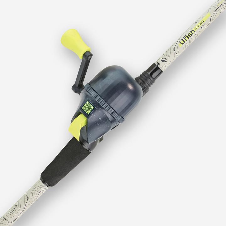 Actual product image Caperlan Angelset Ufish Spincast für Einsteiger (Fishing set, Cast, 180 cm)