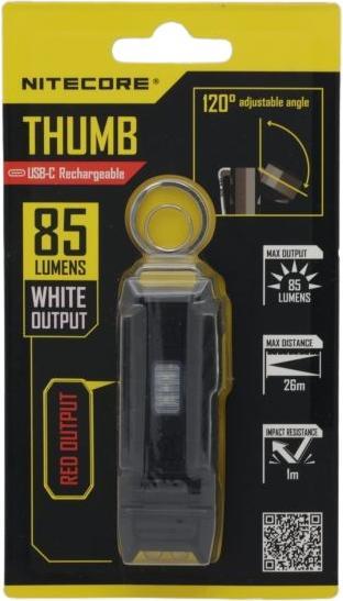 Produktbild Nitecore Thumb (7.40 cm, 85 lm)