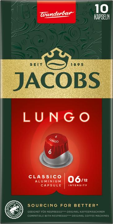 Actual product image Jacobs Lungo 6 Classico (10 x Port.)