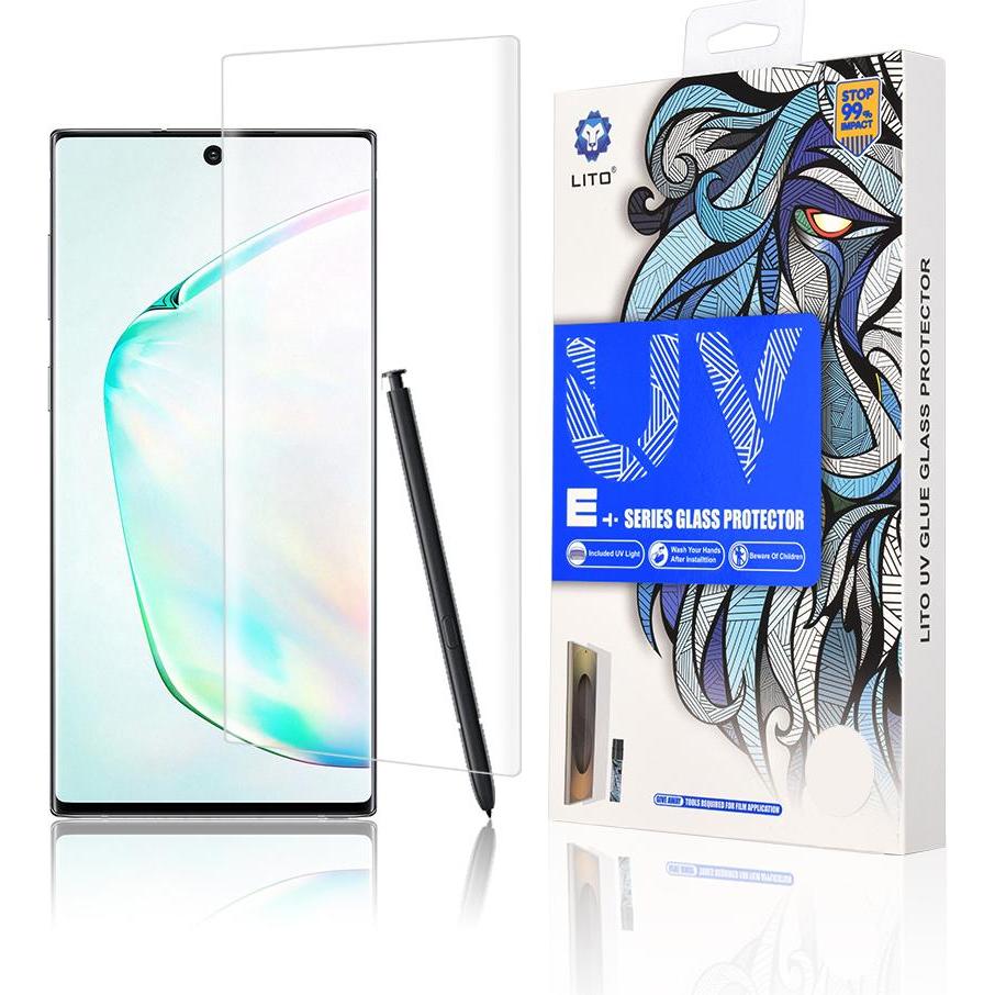 Lito - 3D UV Glass - Samsung Galaxy Note 10 Plus 4G / Note 10 Plus 5G - Clear (1 pz., Samsung Galaxy Note 10 5G, Samsung Galaxy Note 10 Plus), Pellico